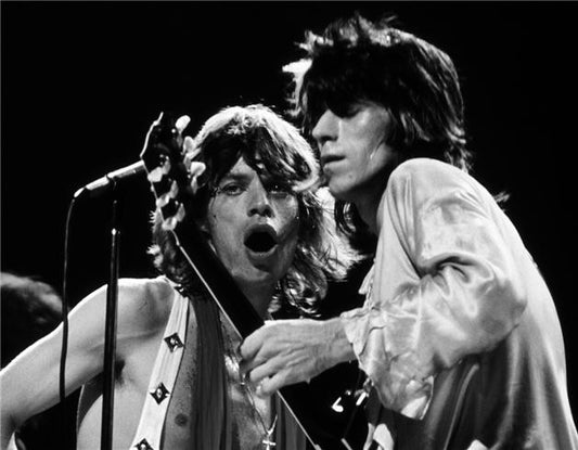 Mick Jagger & Keith Richards, New York 1972 by Bob Gruen