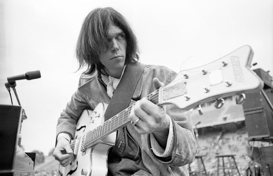 Neil Young, White Falcon by Henry Diltz