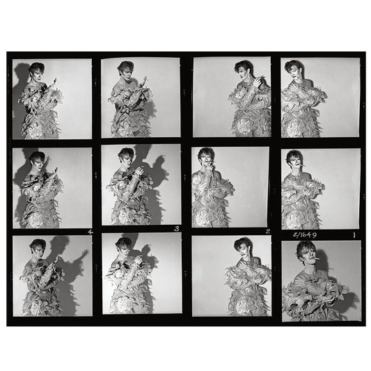 David Bowie “Scary Monsters”, Contact Sheet 1980 by Duffy