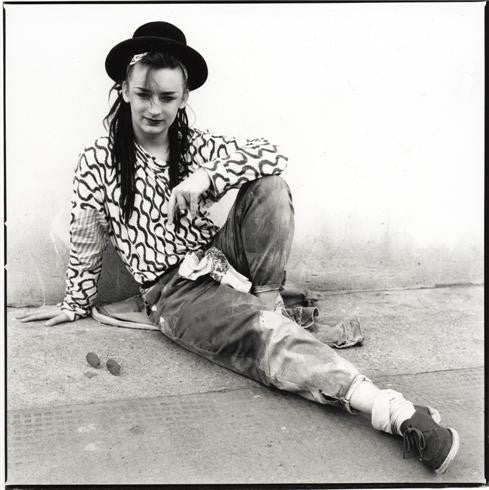 Boy George, Notting Hill Gate, London, England, 1981 by Janette Beckman