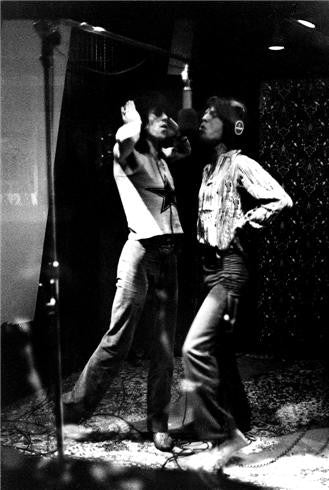 Mick Jagger and Keith Richards, Los Angeles , CA 1969 by Robert Altman
