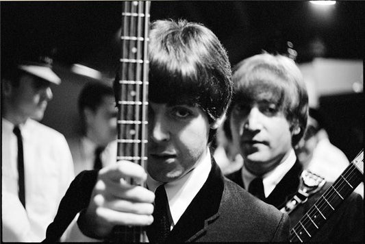 Paul McCartney & John Lennon, 1964 by Curt Gunther
