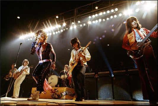 The Rolling Stones, Onstage, 1972 by Ethan Russell